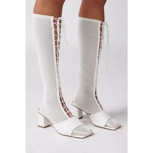 UO Lace-Up Corset Knee High Sock